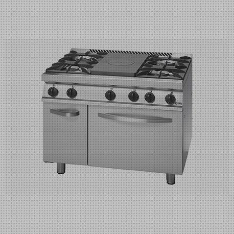 Las mejores marcas de cocinas cocina industrial a gas con media plancha y horno