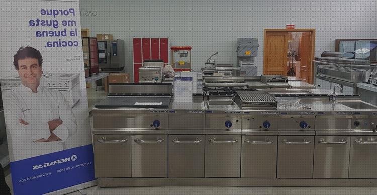 Las mejores cocinas cocina industrial a gas con media plancha y horno