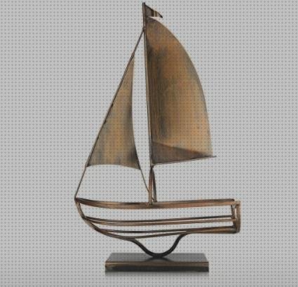 Review de esculturas de barcos en plancha de hierro