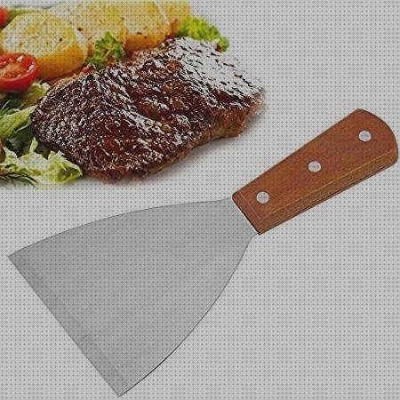 Las mejores marcas de espatula plancha revestimiento cerámica Más sobre plancha bifera de hierro Más sobre chipirones en plancha eléctrica espatula acero inoxidable plancha cocina