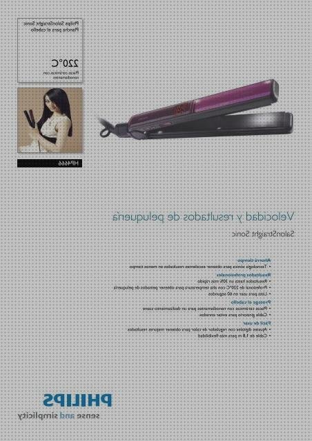 Los mejores 31 Philips Salonstraight Sonic Planchas De Pelos