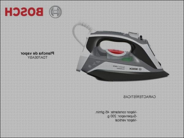 Opiniones de las 35 mejores Planchas De Vapores Bosch Tda70easy